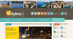 Desktop Screenshot of hyeres.fr